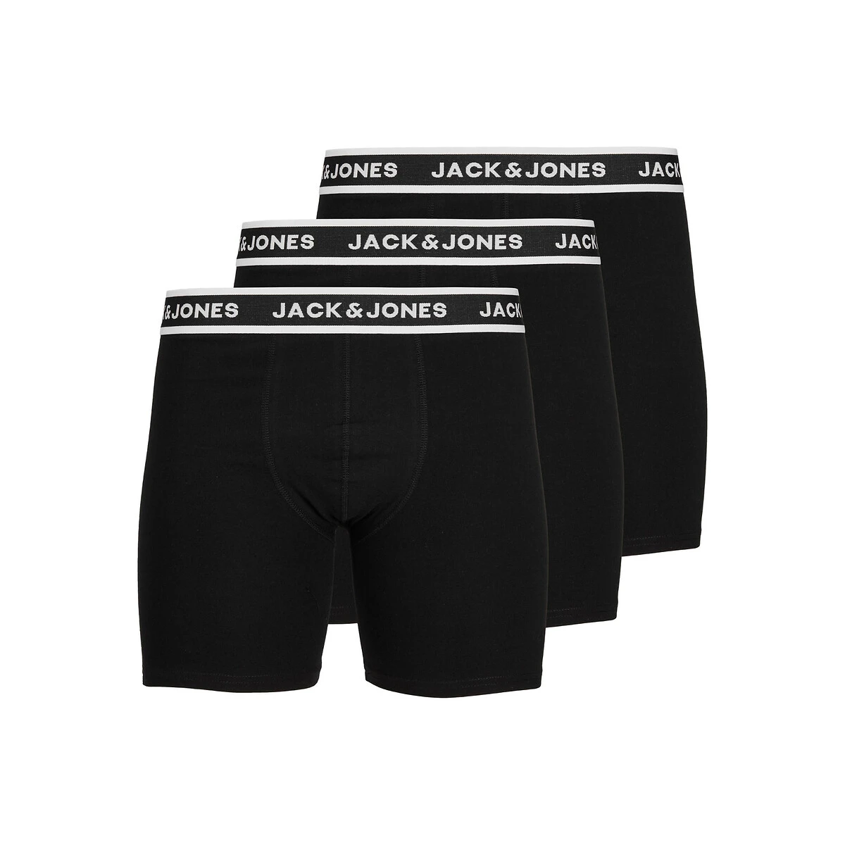 Jack & Jones Lot De 3 Boxers Unis Longs 1 Jack & Jones Lot De 3 Boxers Unis Longs