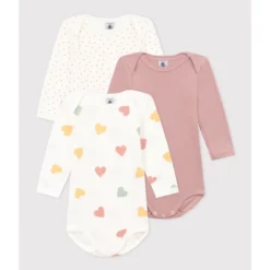 PETIT BATEAU Lot De 5 Bodies Manches Longues En Coton -Mode Décontractée d81310c44d1341814411b15d2ad544a0 1