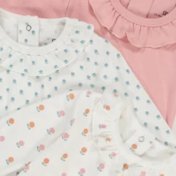 Lot De 3 Bodies Manches Longues à Col Volanté 7 Lot De 3 Bodies Manches Longues à Col Volanté -Mode Décontractée d8d7b8f5b5061141da0dd9dfceeca99c