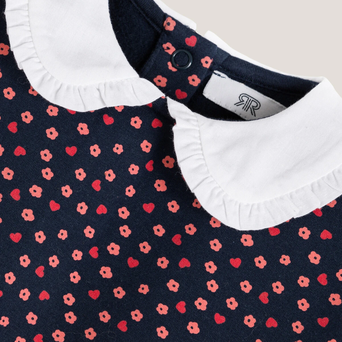 Sweat Col Claudine, Imprimé Floral, En Molleton 5 Sweat Col Claudine, Imprimé Floral, En Molleton – Image 5