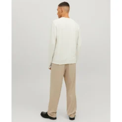 Jack & Jones Pull Léger Col Rond En Lin -Mode Décontractée d9be206b7a9f752cefbe80c00ac64099