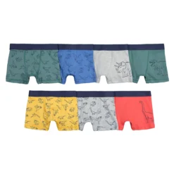 Lot De 7 Boxers, Motifs Dinosaures