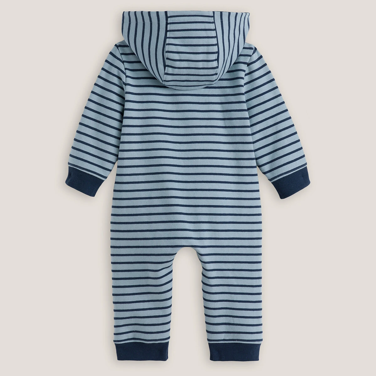 Combinaison à Capuche Rayée En Molleton 2 Combinaison à Capuche Rayée En Molleton – Image 2