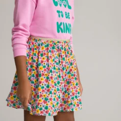 Jupe Fluide Imprimé Fleurs