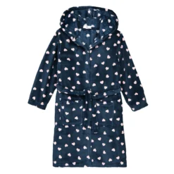 Robe De Chambre à Capuche En Polaire Imprimé Cœur 6 Robe De Chambre à Capuche En Polaire Imprimé Cœur -Mode Décontractée dcb8001809ce637461125d9b485f100f