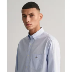 Gant Chemise Droite En Popeline Unie -Mode Décontractée dcf70694c9c02b099150f3587a66f4a9