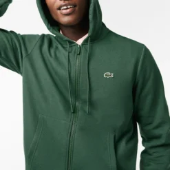 Lacoste Sweat Zippé à Capuche En Coton 38 Lacoste Sweat Zippé à Capuche En Coton -Mode Décontractée deaafce07f6036e97f75098380729b10