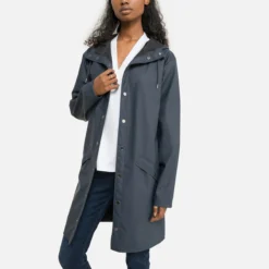 Rains Veste Zippéeimperméable à Capuche Unisexe