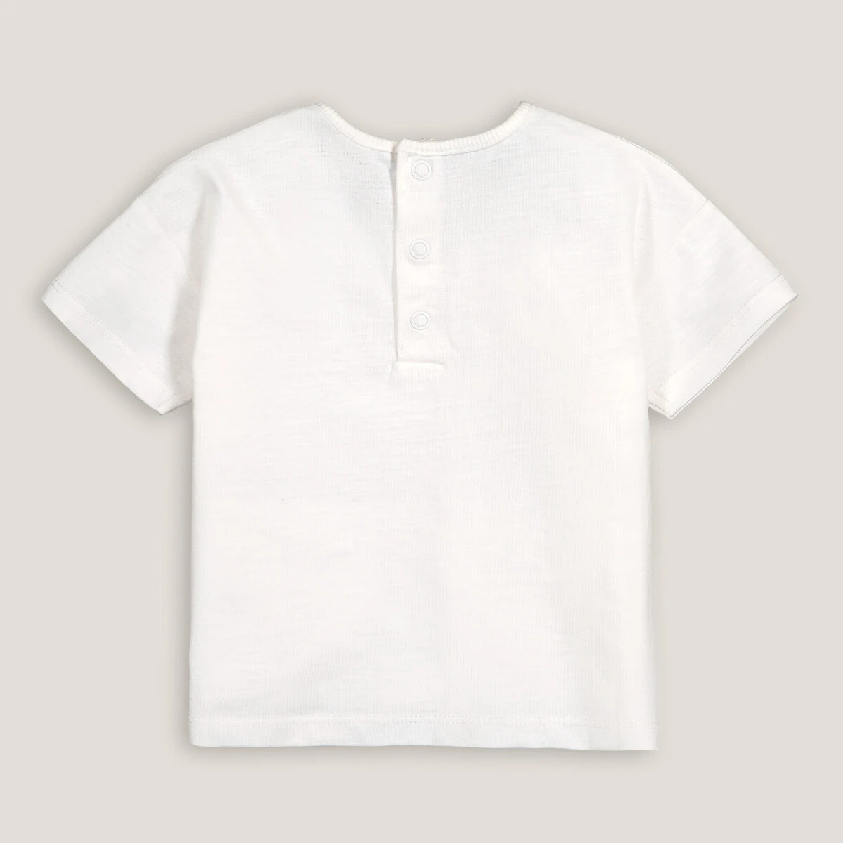 T-shirt Col Rond, Imprimé Léopard Devant 4 T-shirt Col Rond, Imprimé Léopard Devant – Image 4