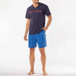 Pyjashort Carreaux Colored Night