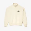 Lacoste Sweat Col Montant Demi-zippé En Coton