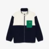 Lacoste Sweat Zippé Colorblock Col Montant