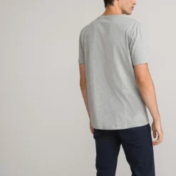 T-shirt Broderie Printé Col Rond, Coton Bio -Mode Décontractée e54a539722c03158d67cdcae0350fb8f