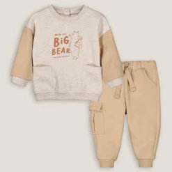 Ensemble 2 Pièces En Molleton, Motif Ours 8 Ensemble 2 Pièces En Molleton, Motif Ours -Mode Décontractée eae707e9525dcc64a5698fcb1e2123e7