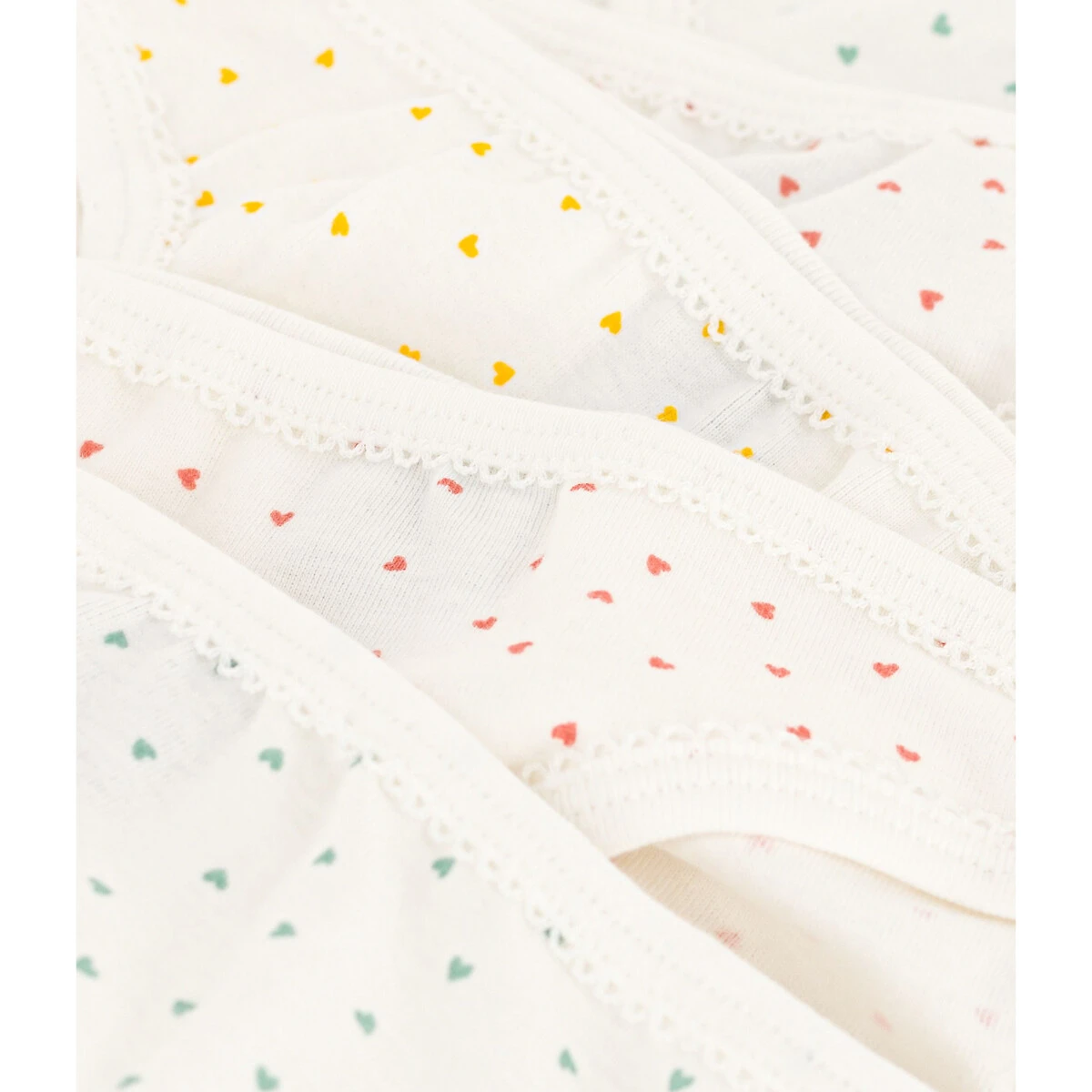 PETIT BATEAU Lot De 5 Culottes Imprimé Cœurs 4 PETIT BATEAU Lot De 5 Culottes Imprimé Cœurs – Image 4