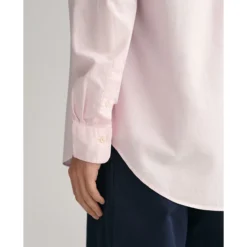 Gant Chemise Droite En Popeline Unie -Mode Décontractée eb2cc75594e5835df257a9a49299895d