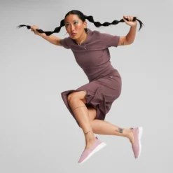 Puma T-shirt Col Rond Manches Courtes Coupe Ajustée -Mode Décontractée eb73eab0f8b442e6902ebf1ec42a6a87