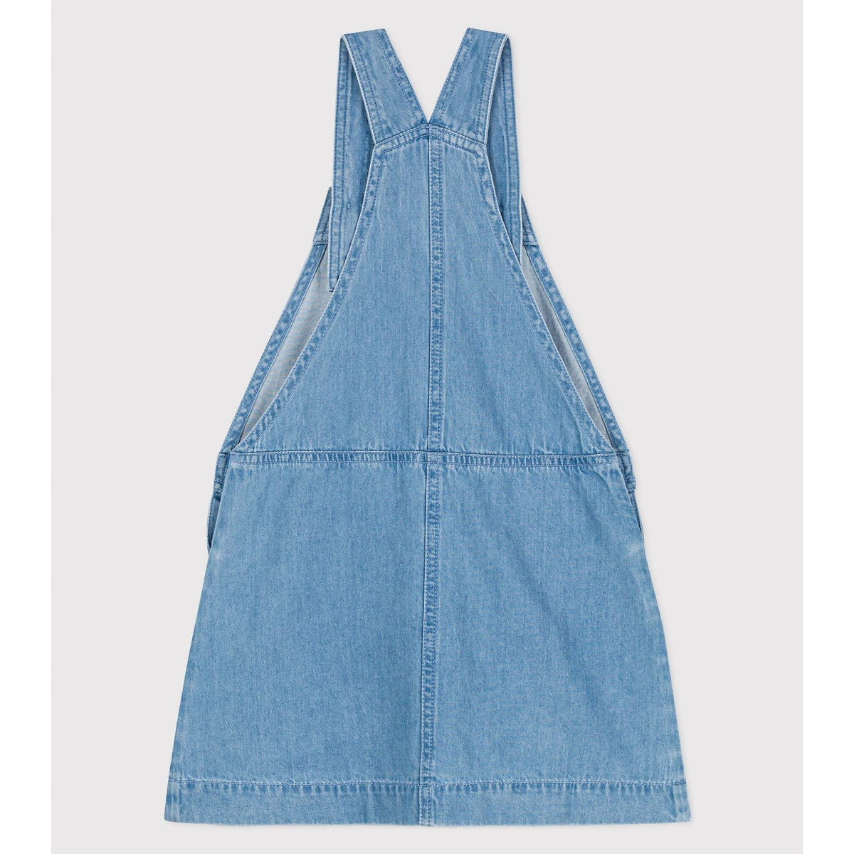 PETIT BATEAU Robe Salopette En Denim 3 PETIT BATEAU Robe Salopette En Denim – Image 3