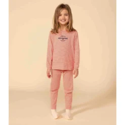 PETIT BATEAU Pyjama 2 Pièces Rayé Manches Longues