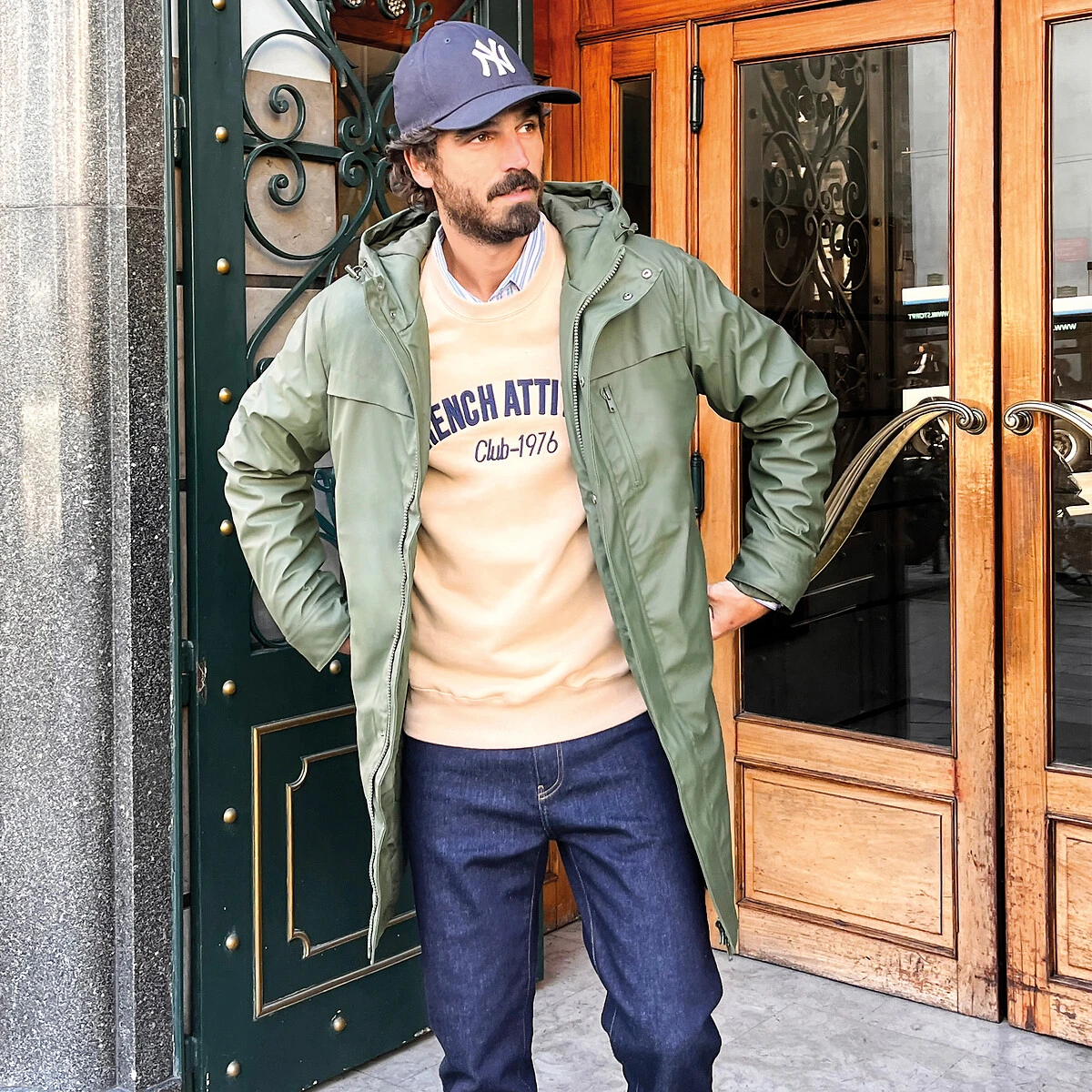 Parka Mi-longue Col Montant 7 Parka Mi-longue Col Montant – Image 7