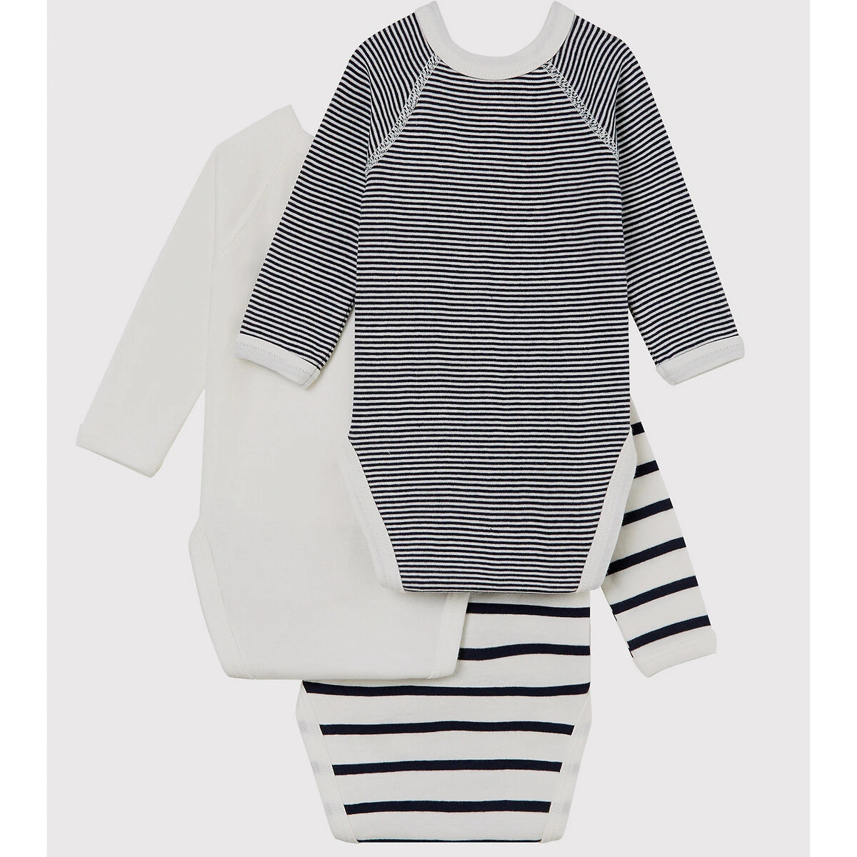 PETIT BATEAU Lot 3 Bodies Ouverture Côté 2 PETIT BATEAU Lot 3 Bodies Ouverture Côté – Image 2