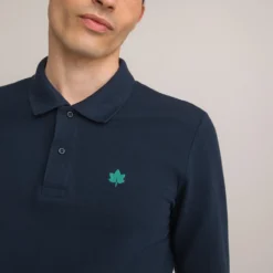 Polo En Pur Coton Manches Longues -Mode Décontractée f046bfc927162b7c4735ce8522c2f83b
