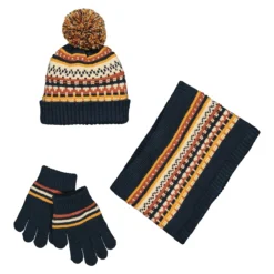 Ensemble Bonnet, Snood, Gant Enfant
