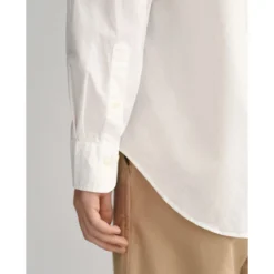 Gant Chemise Droite En Popeline Unie -Mode Décontractée f0cd26458a28e06b85913c459b502b76