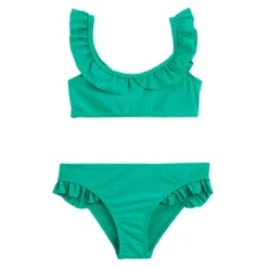 Maillot De Bain 2 Pièces à Volants 3-12 Ans