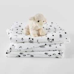 Lot De 3 Langes Bébé En Gaze De Coton, Forest Camp 13 Lot De 3 Langes Bébé En Gaze De Coton, Forest Camp -Mode Décontractée f2e936f3faa6b2fc9f4e29949d753610