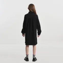 Robe Manches Longues Unie 8 Robe Manches Longues Unie -Mode Décontractée f444d0b6ac6290f6d7b9a3504d0dec17