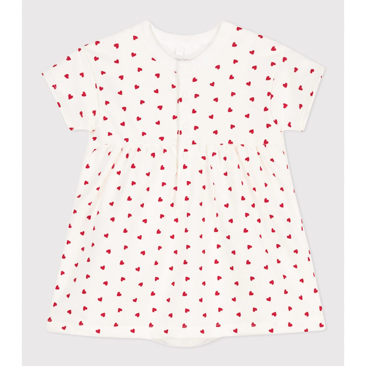 PETIT BATEAU Robe Avec Body Intégré En Molleton 3 PETIT BATEAU Robe Avec Body Intégré En Molleton – Image 3