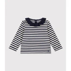 PETIT BATEAU Blouse Manches Longues En Tubique