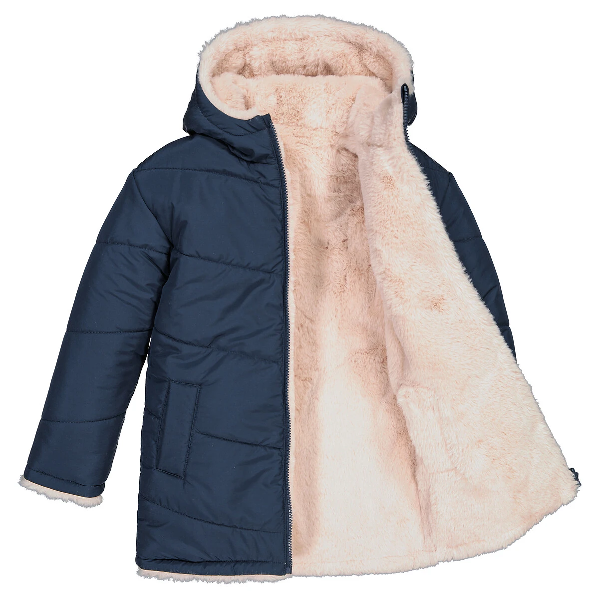 Doudoune Chaude à Capuche Réversible 5 Doudoune Chaude à Capuche Réversible – Image 5