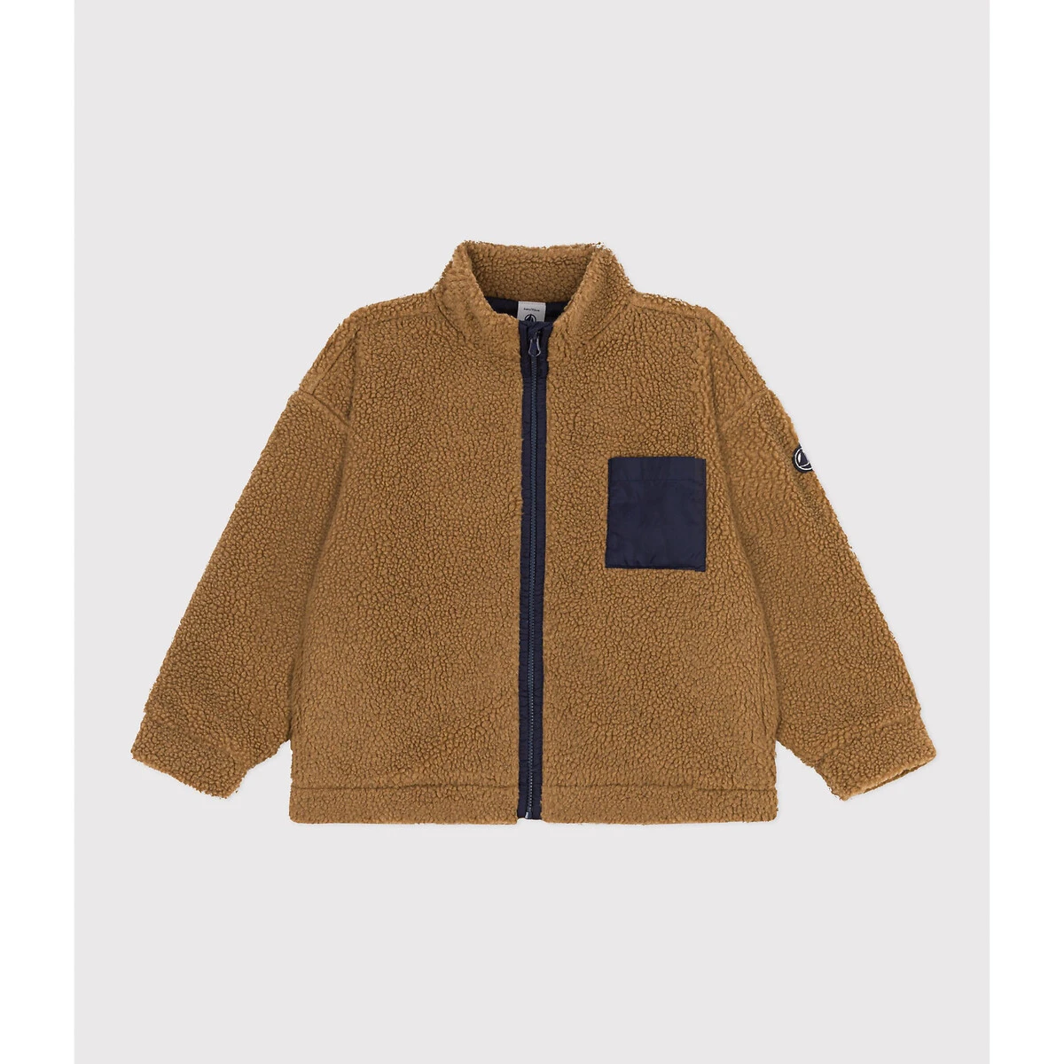 PETIT BATEAU Veste Imitation Fourrure Moutonnée Recyclée 1 PETIT BATEAU Veste Imitation Fourrure Moutonnée Recyclée