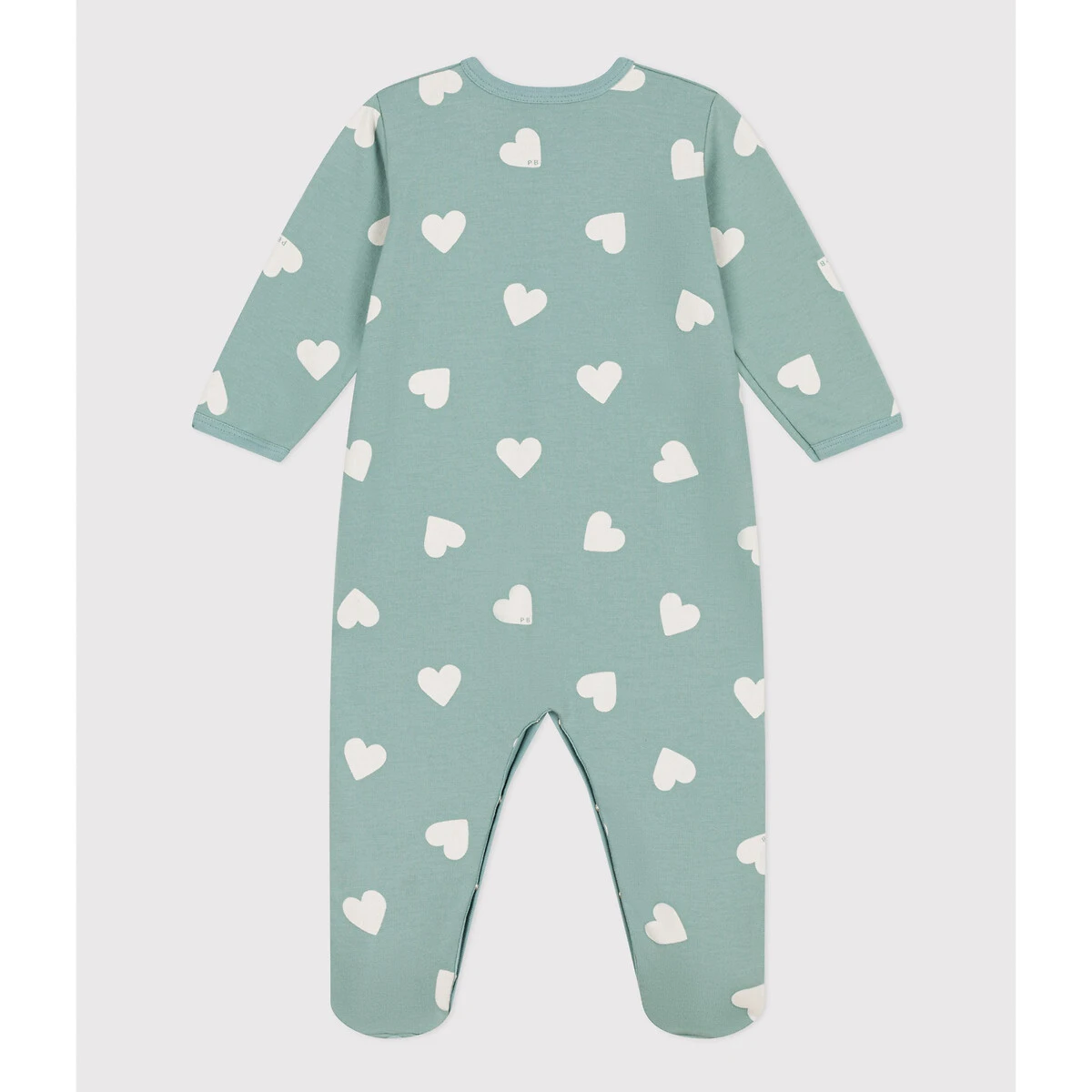 PETIT BATEAU Dors Bien Imprimé Cœurs Molletonné 2 PETIT BATEAU Dors Bien Imprimé Cœurs Molletonné – Image 2