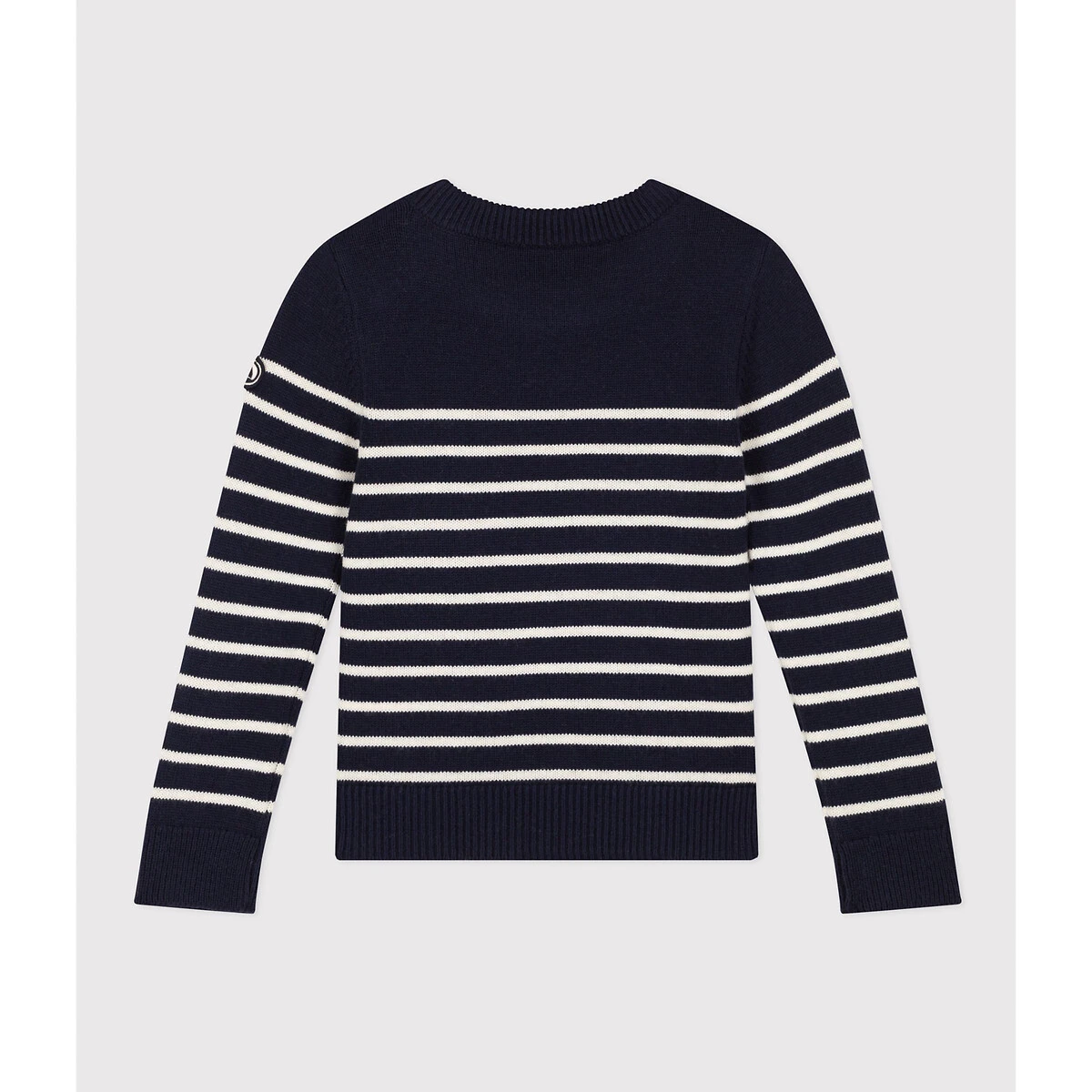 PETIT BATEAU Pull Marinière Laine Et Coton 2 PETIT BATEAU Pull Marinière Laine Et Coton – Image 2