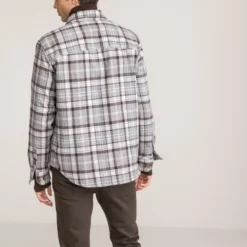 Surchemise En Flanelle à Carreaux 9 Surchemise En Flanelle à Carreaux -Mode Décontractée fa45d177d496c9e22a4f2412803e650e