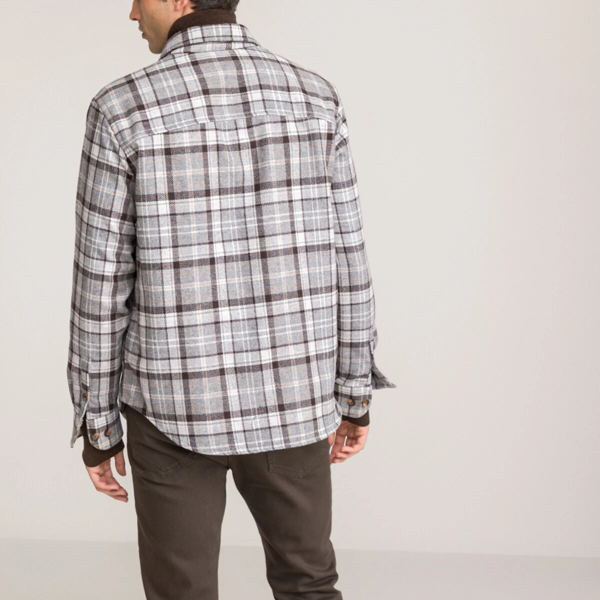Surchemise En Flanelle à Carreaux 4 Surchemise En Flanelle à Carreaux – Image 4