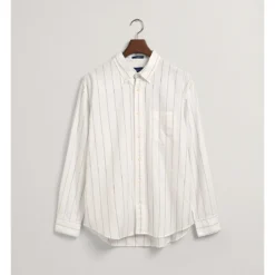Gant Chemise Oxford Relaxed Rayée. -Mode Décontractée fb096ebc242ecf2dd795eee50fa24c06