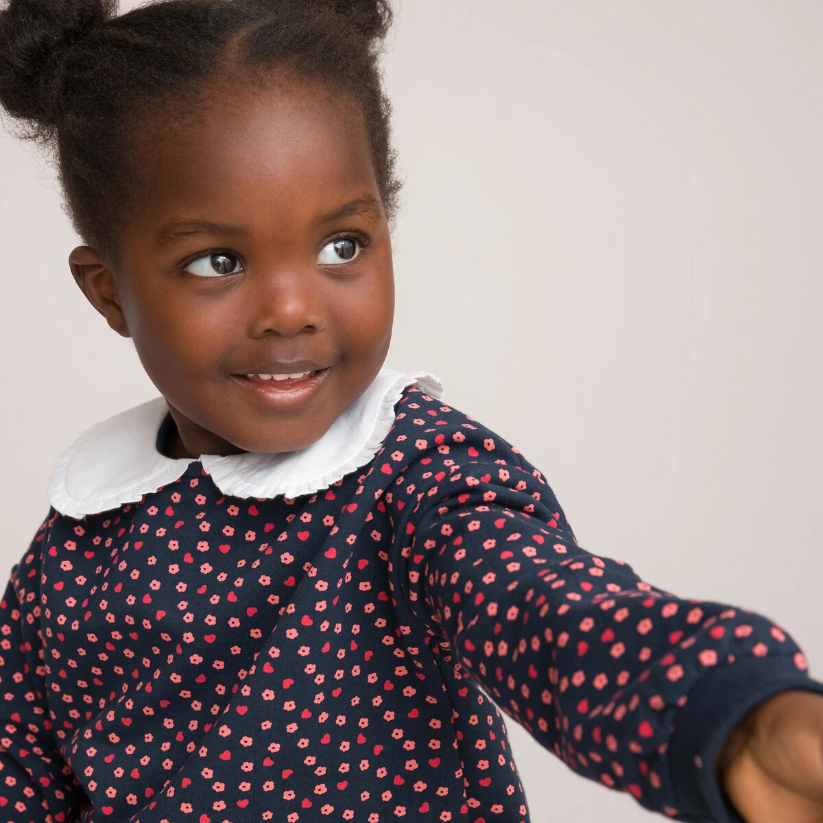 Sweat Col Claudine, Imprimé Floral, En Molleton 1 Sweat Col Claudine, Imprimé Floral, En Molleton