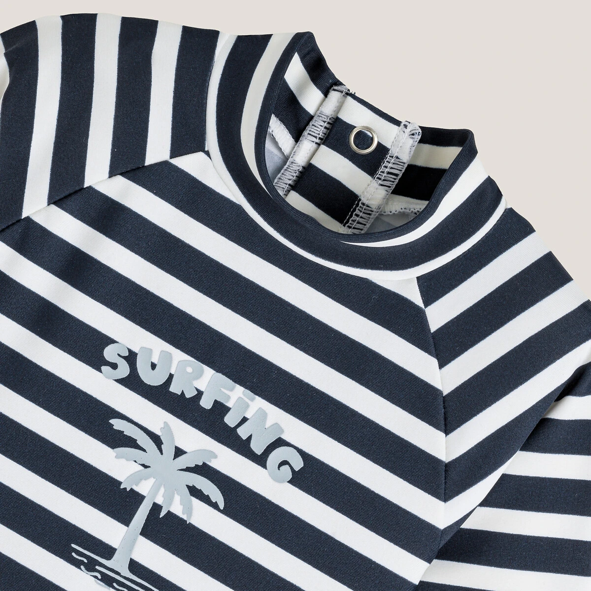 Maillot De Bain Combishort à Rayures Protection UV 3 Maillot De Bain Combishort à Rayures Protection UV – Image 3