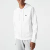 Lacoste Sweat Zippé à Capuche En Coton