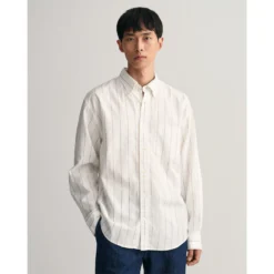 Gant Chemise Oxford Relaxed Rayée.