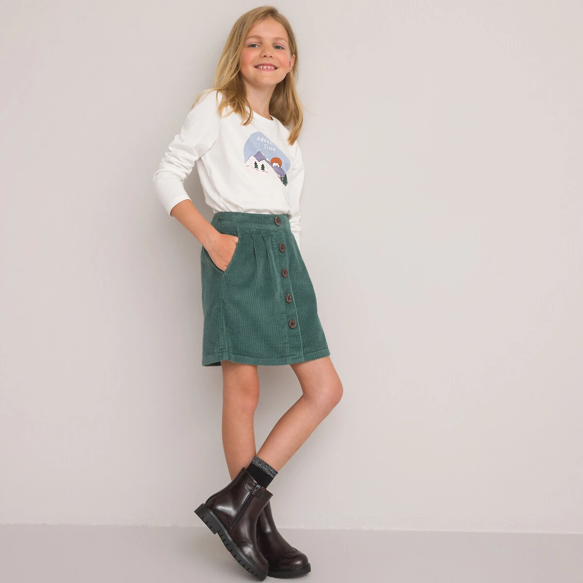 T-shirt Manches Longues Imprimé Van Et Montagnes 2 T-shirt Manches Longues Imprimé Van Et Montagnes – Image 2