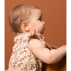 PETIT BATEAU Salopette Courte Manches Volantées -Mode Décontractée ffee1d2d461f9d320b36664bd3be9c7a